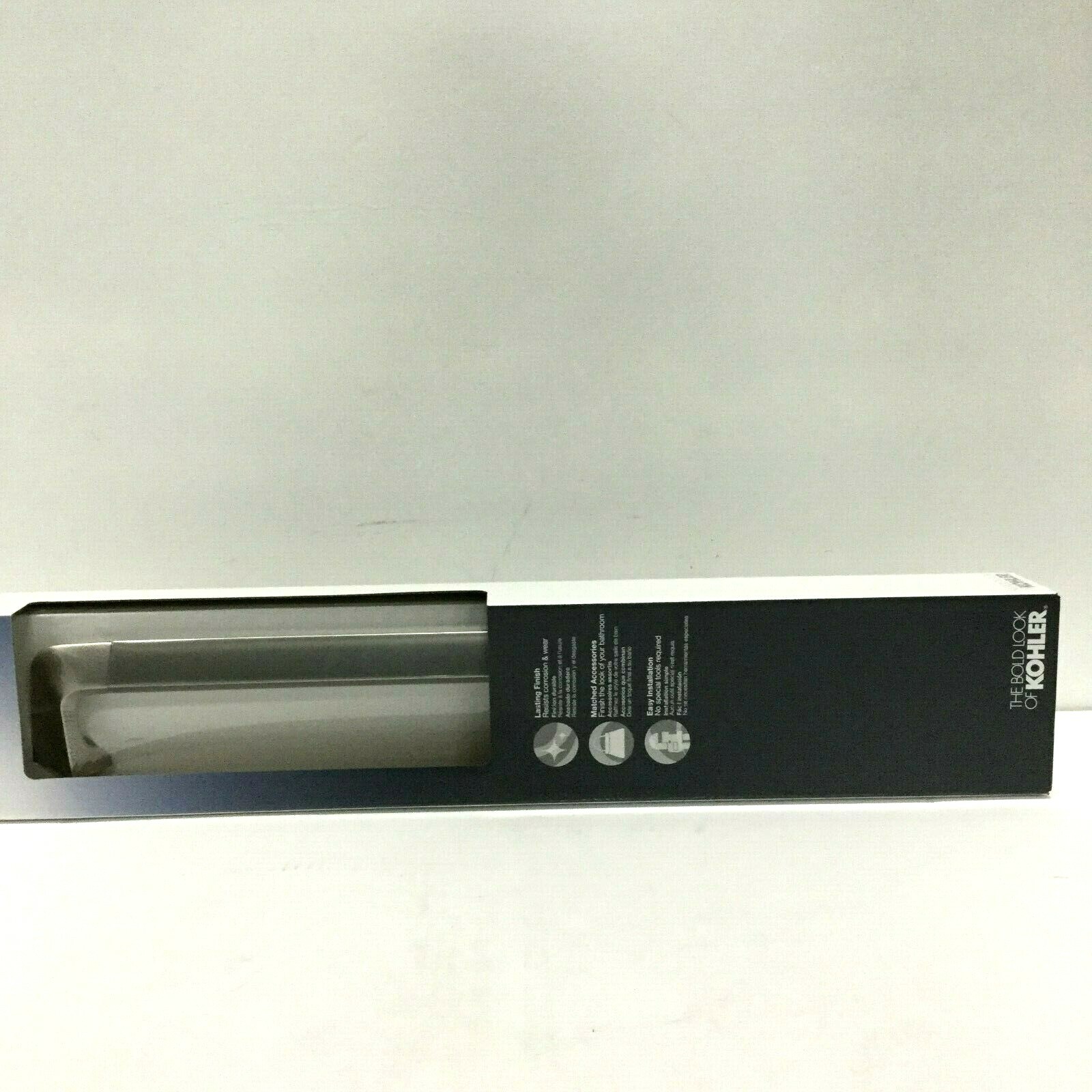 KOHLER Uniform 24 inch Towel Bar Vibrant Brushed Nickel R26122-BN