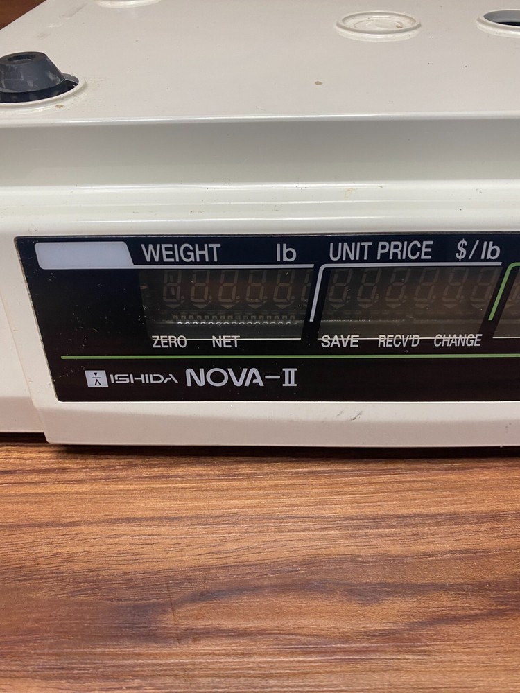NOT WORKING FOR PARTS Ishida Counting Weighing Computing Scale NOVA-II