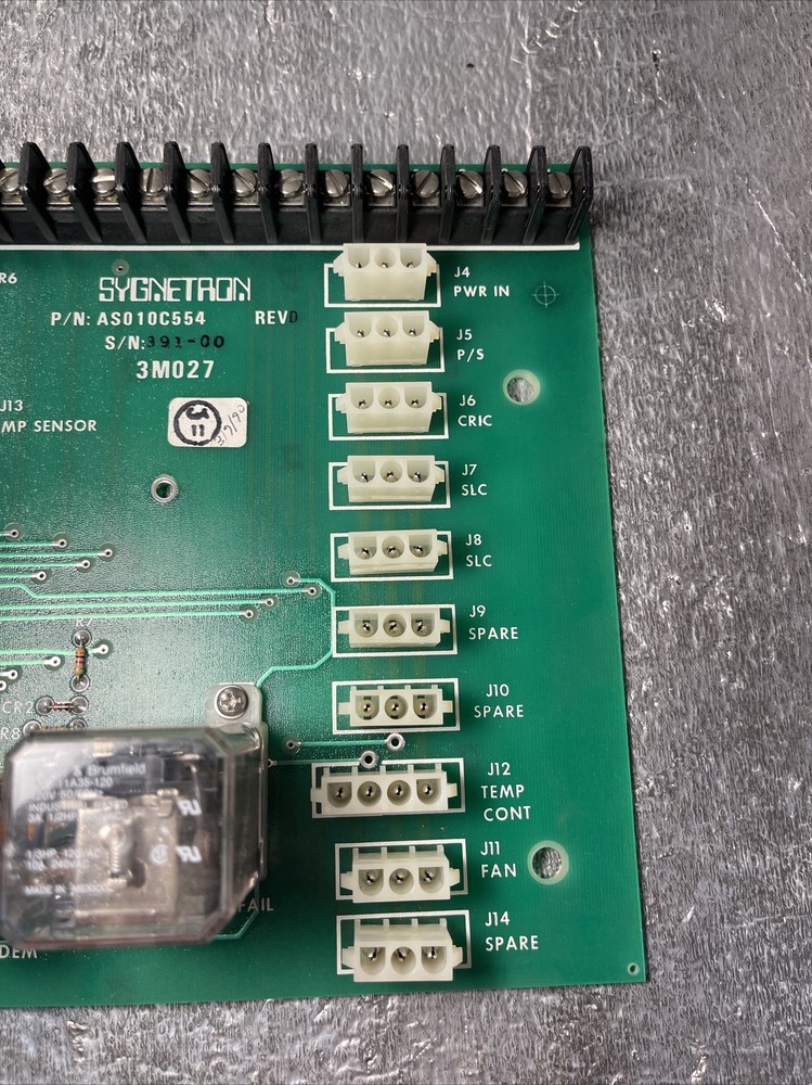 SYGNETRON AS010C554 REV. D CIRCUIT BOARD