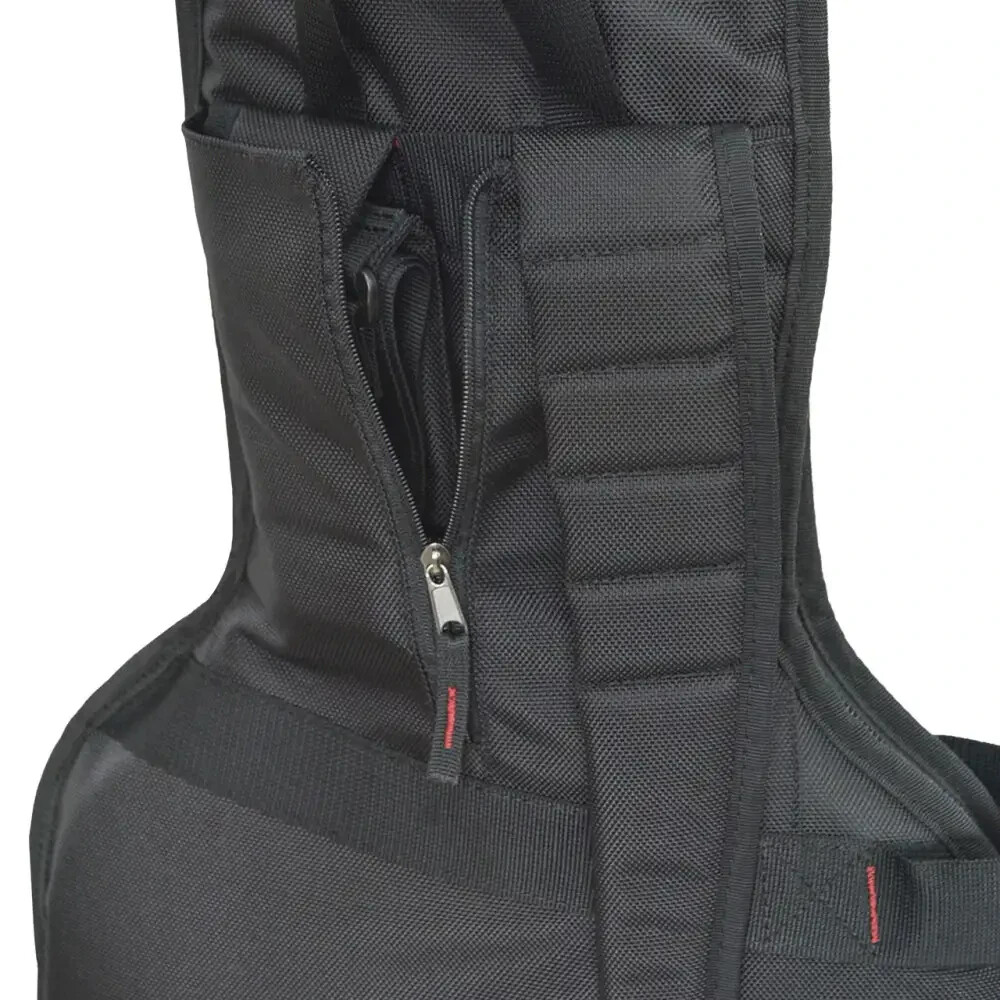 Premium bass guitar case with insulation, Three-layer construction