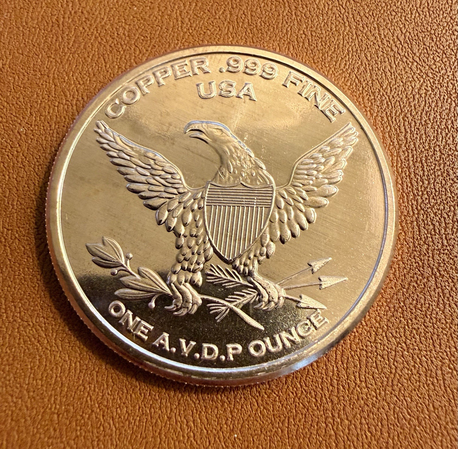 1 oz USS Constitution Copper Round .999 Fine Copper 1 AVDP Oz