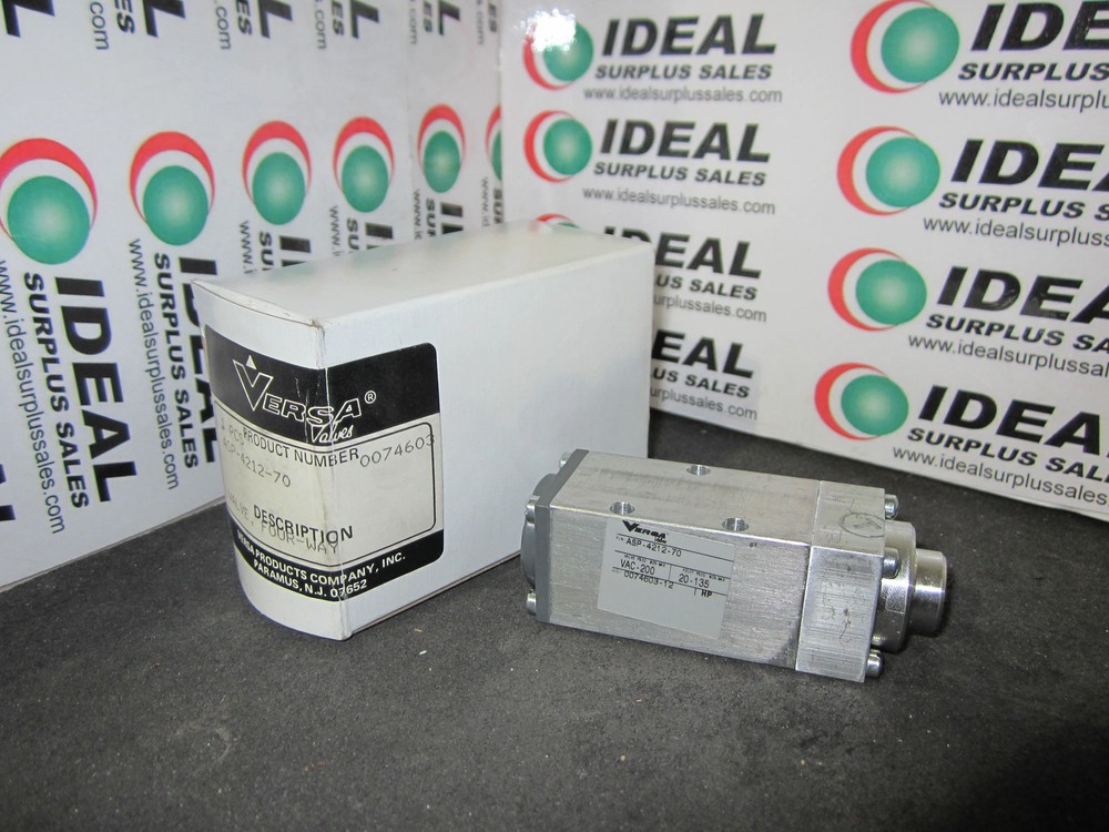 VERSA ASP421270 VALVE-New In Box