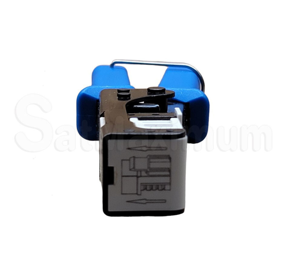 Speed Termination Crimping Tool for CAT6/5e 45 Degree Angled Keystone Easy Jack