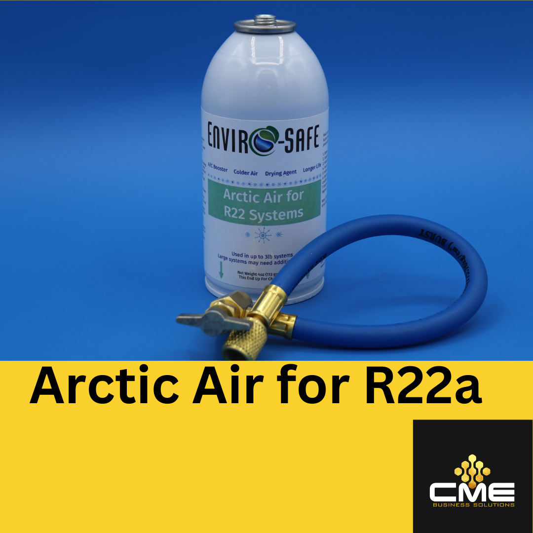 Envirosafe Arctic Air, 4 oz can, Refrigerant/Coolant Support, can & hose