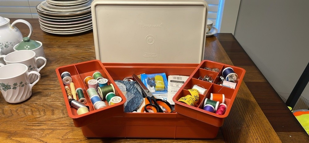 Tupperware Sewing Box