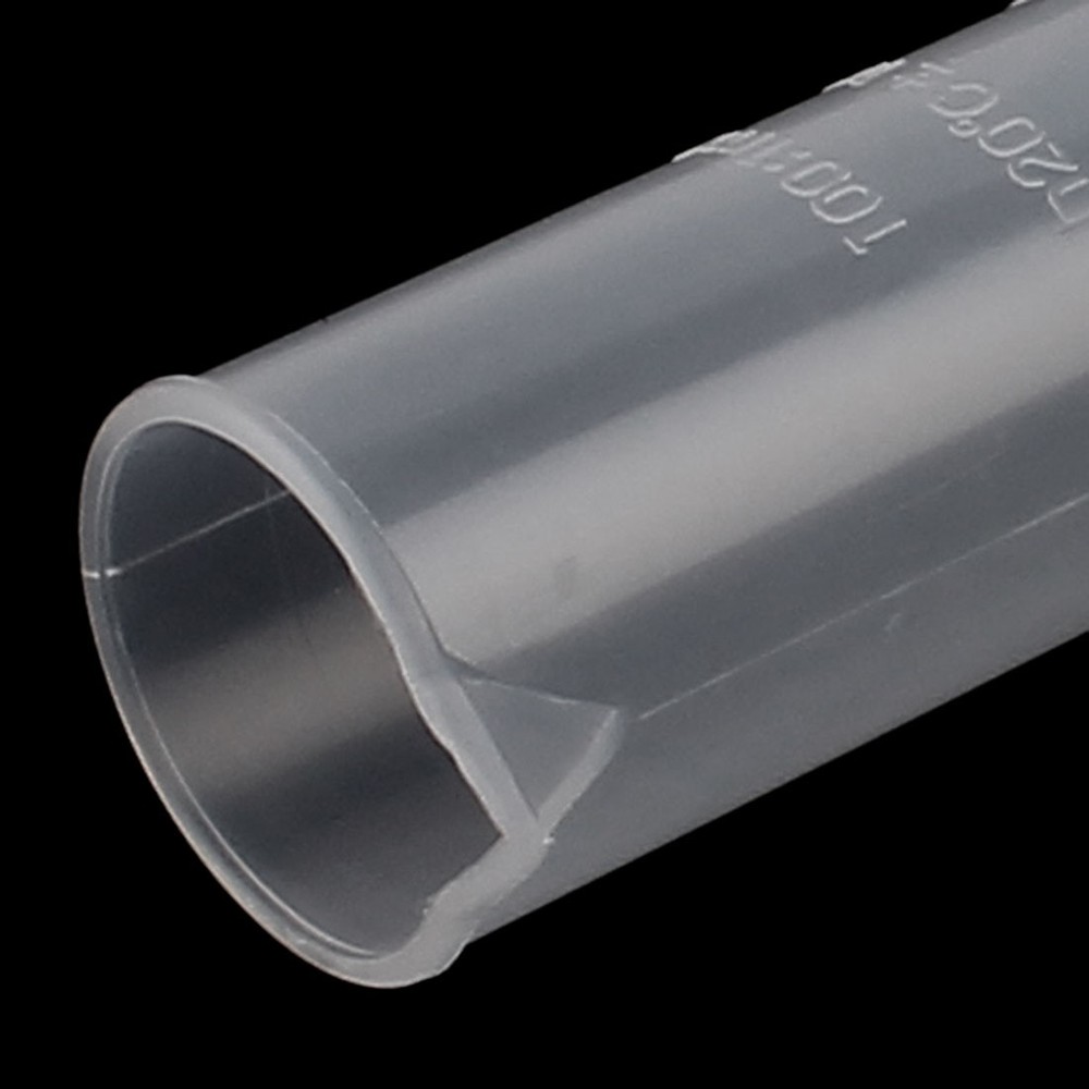 Laboratory Test 100ml Clear White Plastic Hex Base Measuring Beaker Cup