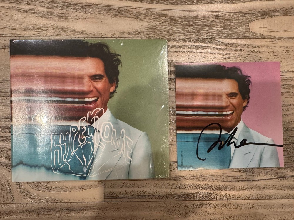AUTOGRAPHED Hyperlove Insert + CD - SIGNED by Mika