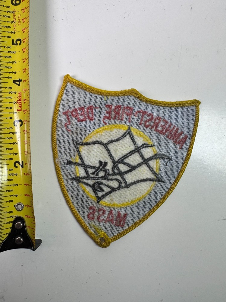 Amherst Fire Massachusetts MA Patch N3