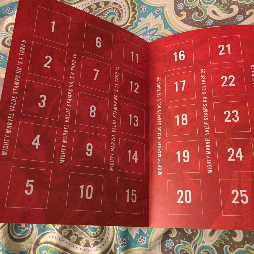 Marvel Value Stamp Book