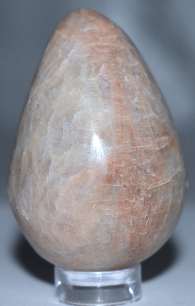 Beautiful Peach Moonstone Egg 1.9"/60 Grams