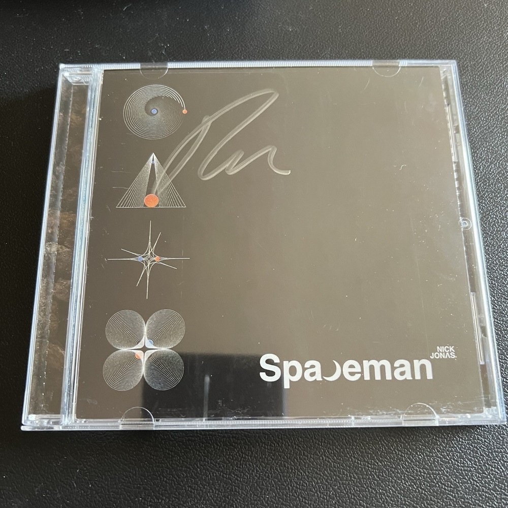 Nick Jonas Signed Autographed Spaceman CD Cover Booklet Insert Sold Out