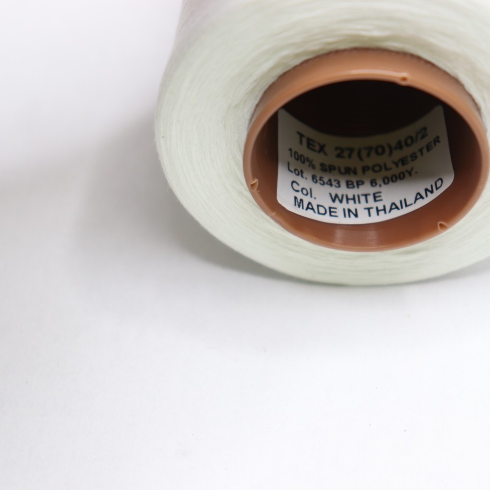 Spun Yarn Polyester 40s/2 Tex 27 Thread 27(70)40/2 6000Y