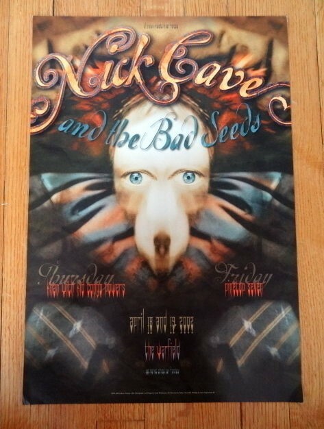 Mint NICK CAVE WARFIELD POSTER BGP FILLMORE a