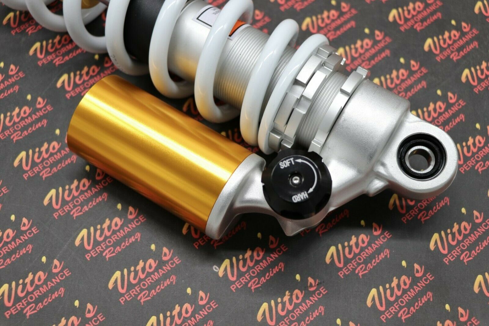 REAR SHOCK fits Yamaha Banshee 1987-2006 - fully adjustable - WHITE SPRING