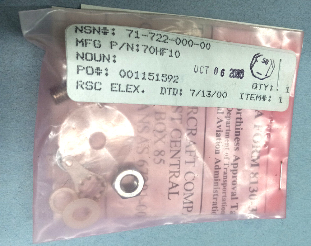 CESSNA Part # 70HF10 RECTIFIER DIODE