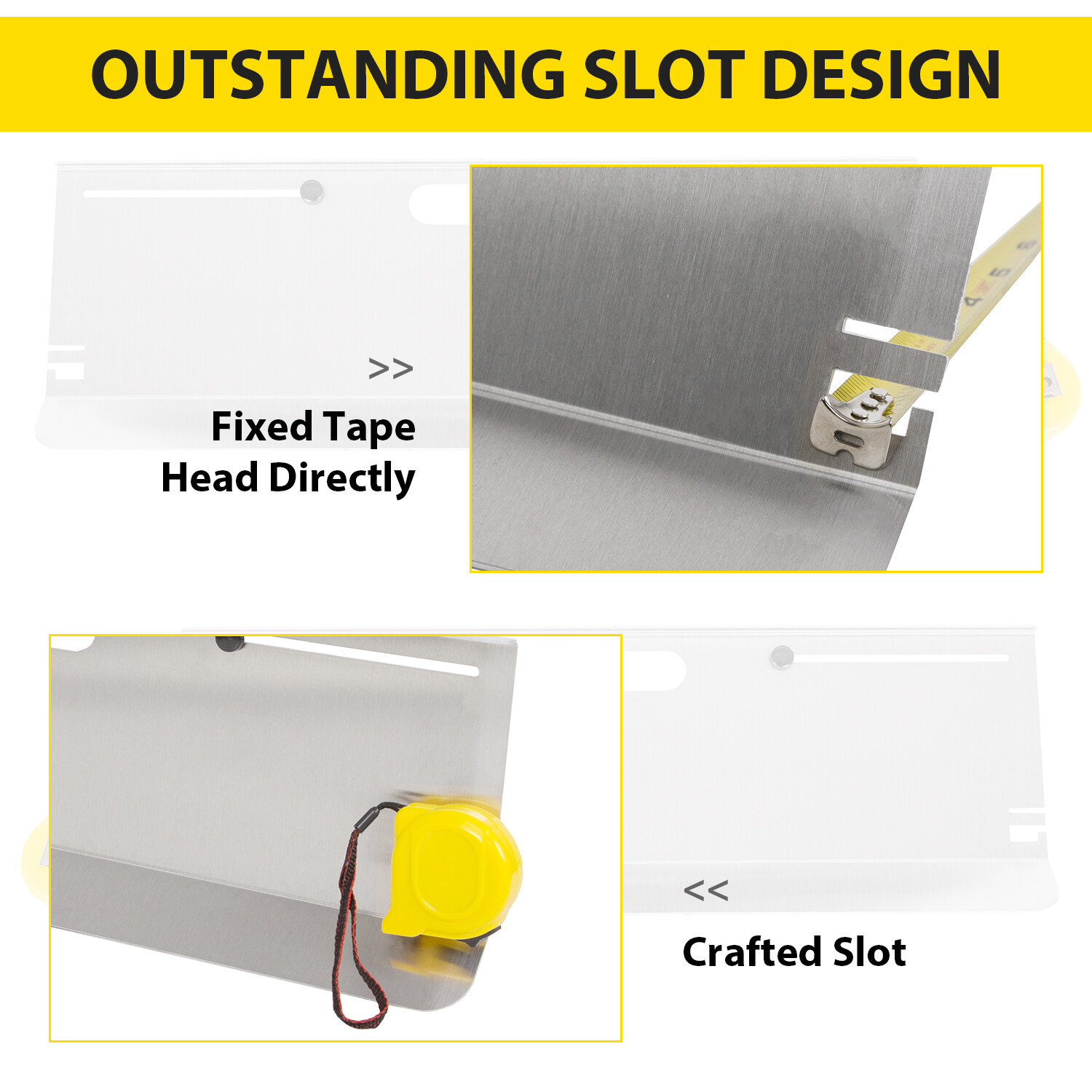 HECASA Toe Plates-Most Accurate DIY Wheel Alignment Tool/Gauge Aluminum