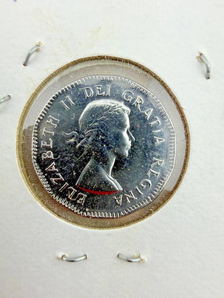 1953 Canada 🇨🇦 5c Cents without Shoulder Straps