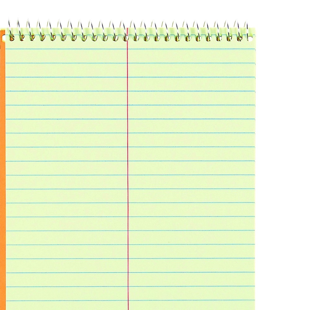 Rediform Wirebound Steno Notebook - 60 Sheets - Wire Bound Light Blue Margin ...