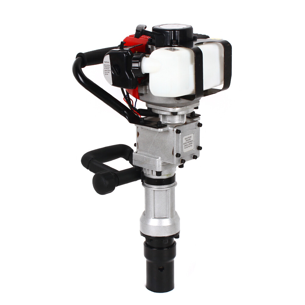 Gas Powered T-Post Driver 2 Stroke Pole Pounder Pile Driver Hammer Portable