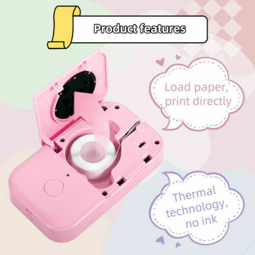 Wireless D30 Mini Pocket Bluetooth Thermal Paper Printer Label Sticker Notes