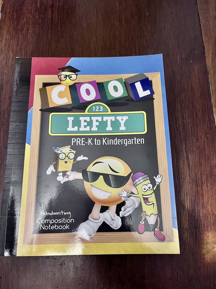 Cool Lefty Pre-k To Kindergarten Handwriting Composition Book