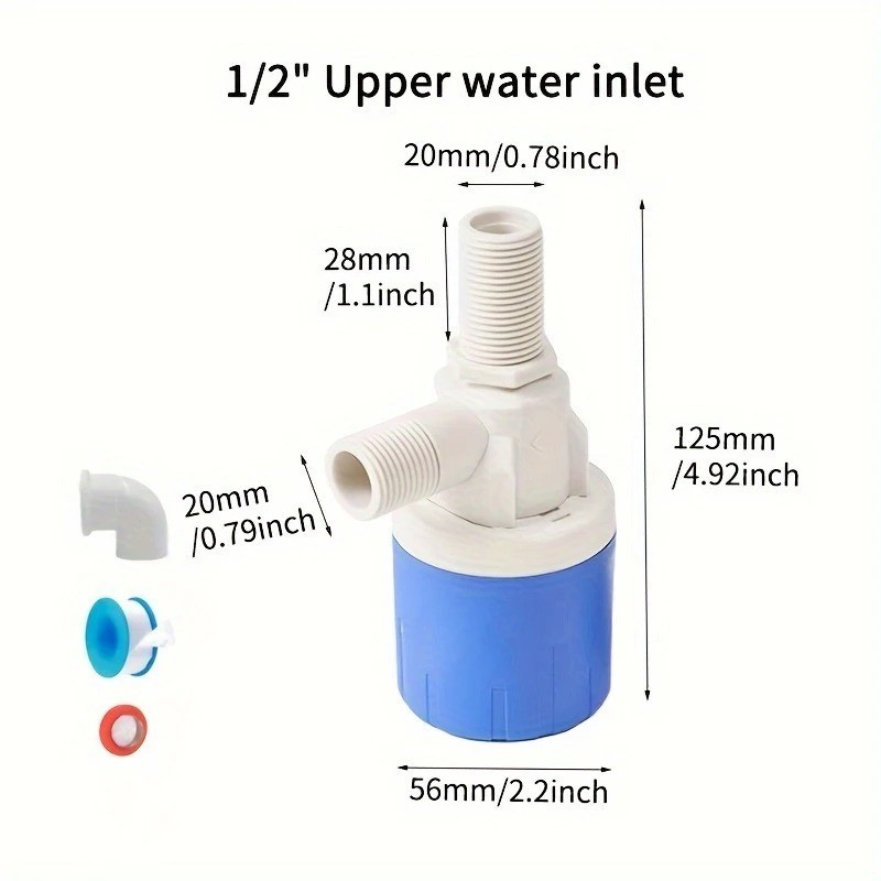 Automatic Water Level Control Float Valve Water Tank Shutoff