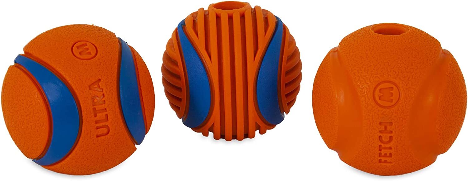 Chuckit Fetch Medley 3-Count Medium Dog Balls Variety Pack Dog Toys