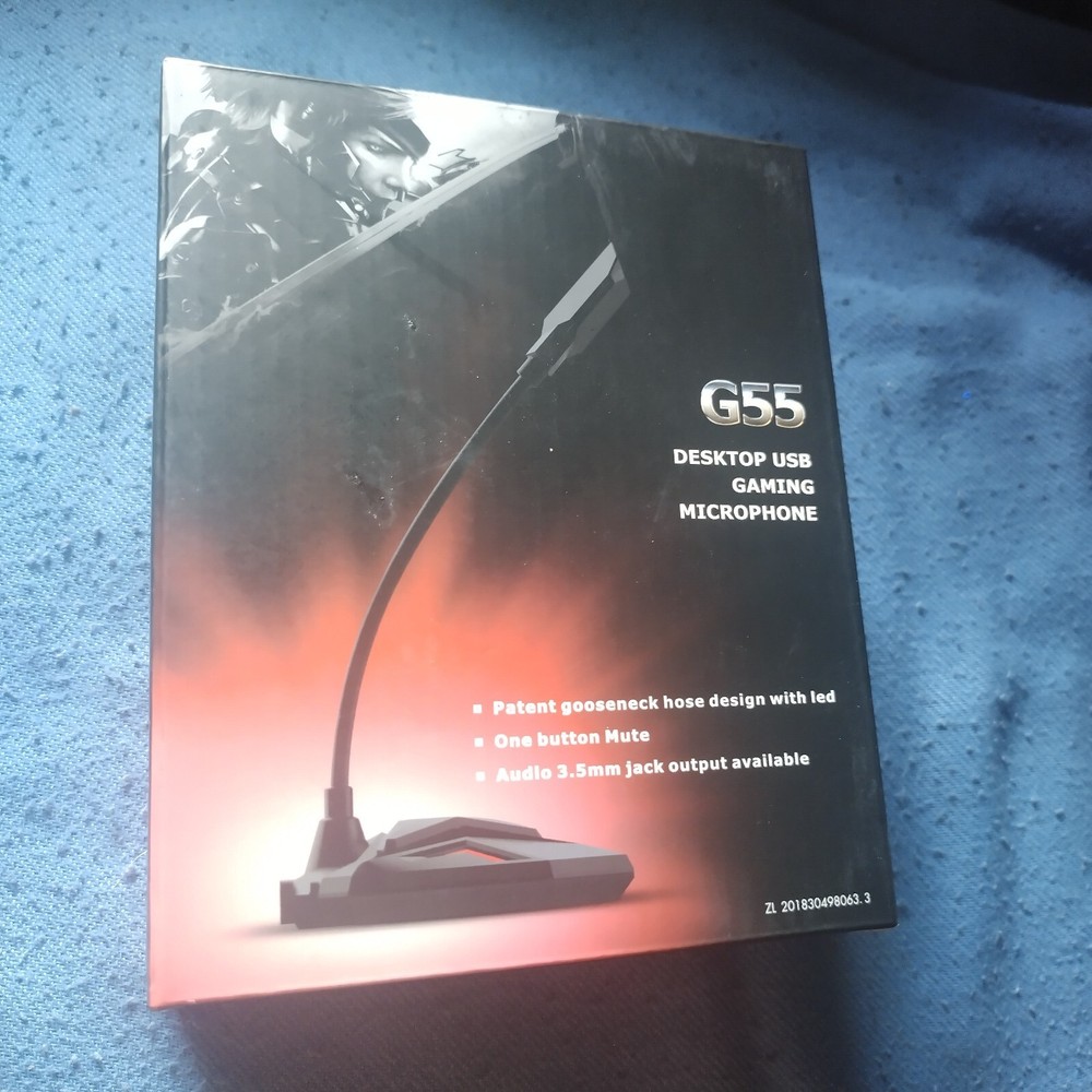 Professional G55 USB Gaming Microphone Mic Audio for Computer Desktop