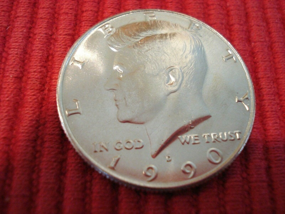 1990 D Kennedy BU Half Dollar