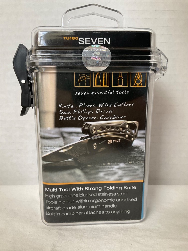 TRUE UTIITY SEVEN TU180 Multiitool With Case