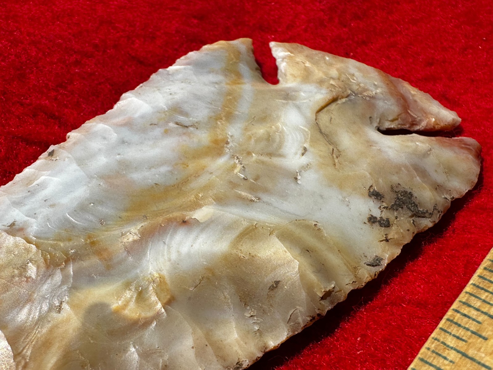 4 1/2" Flintridge Dovetail Point, Indian Artifacts, Hopewell, Arrowheads, Paleo