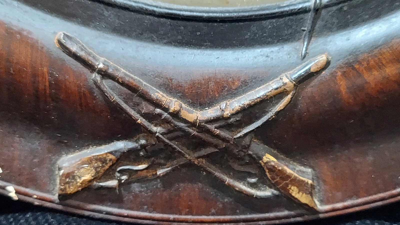 WWI Named Soldier Photo Dog Tags Convex Glass Military Frame