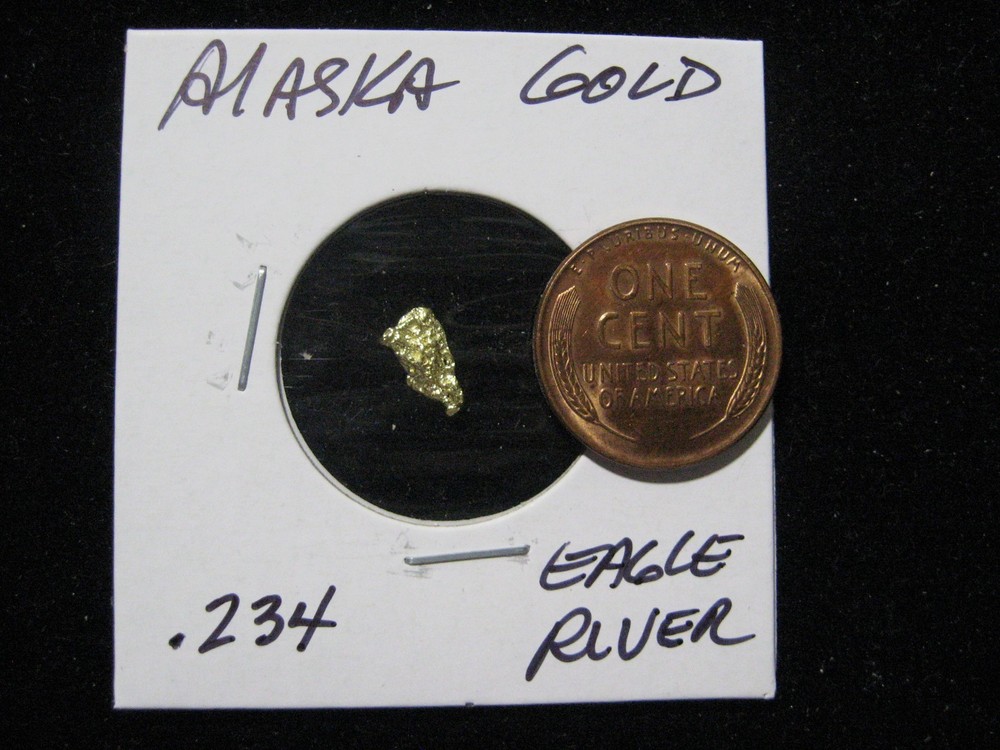 ALASKA GOLD NUGGETS EAGLE RIVER AREA  .234