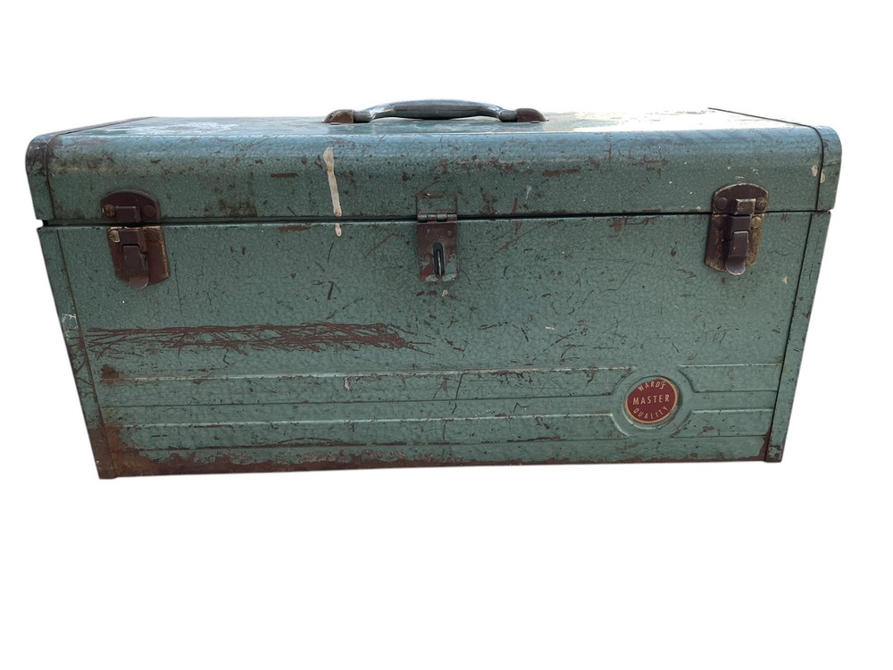 Vintage Ward Master Tool Box W/Misc Tools (LOCAL PICKUP)