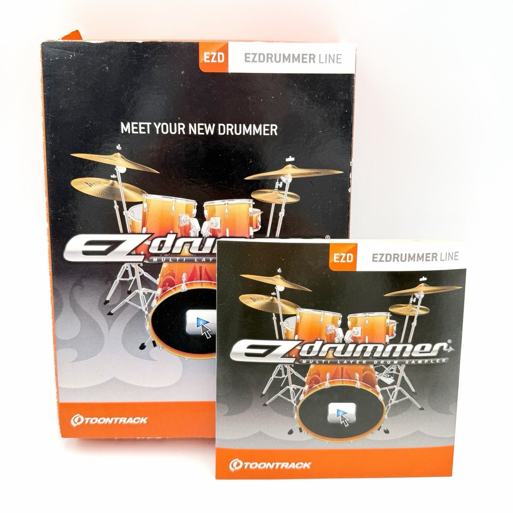 TOONTRACK EZ DRUMMER Multi Layer Drum Sampler DVD With Serial#