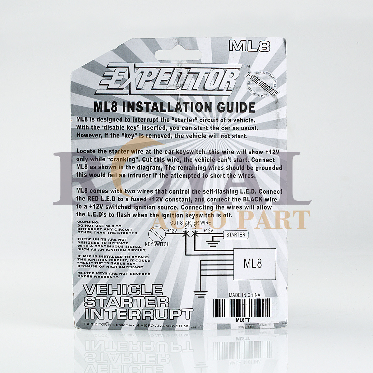 Micro-Lock Vehicle Disable System 2 Key ML8