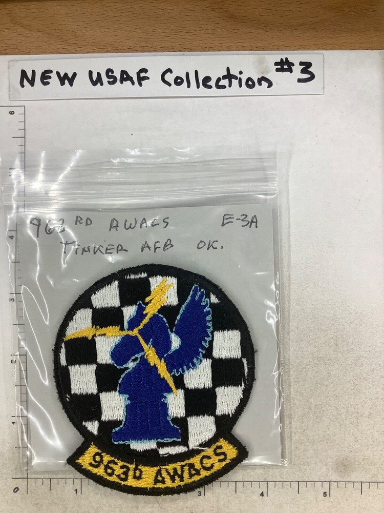 USAF  963rd AWACS SQUADRON PATCH