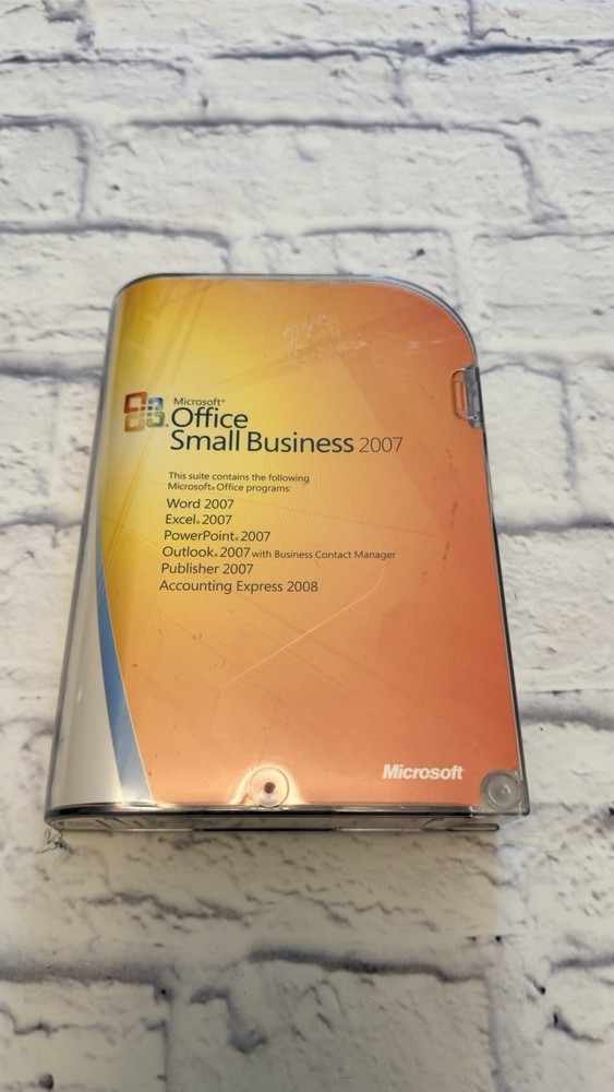 Microsoft Office Small Business 2007 Software Excel Word