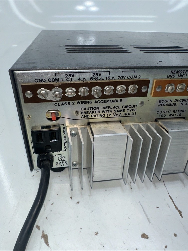 Bogen Communications CT-100B Communication Amplifier