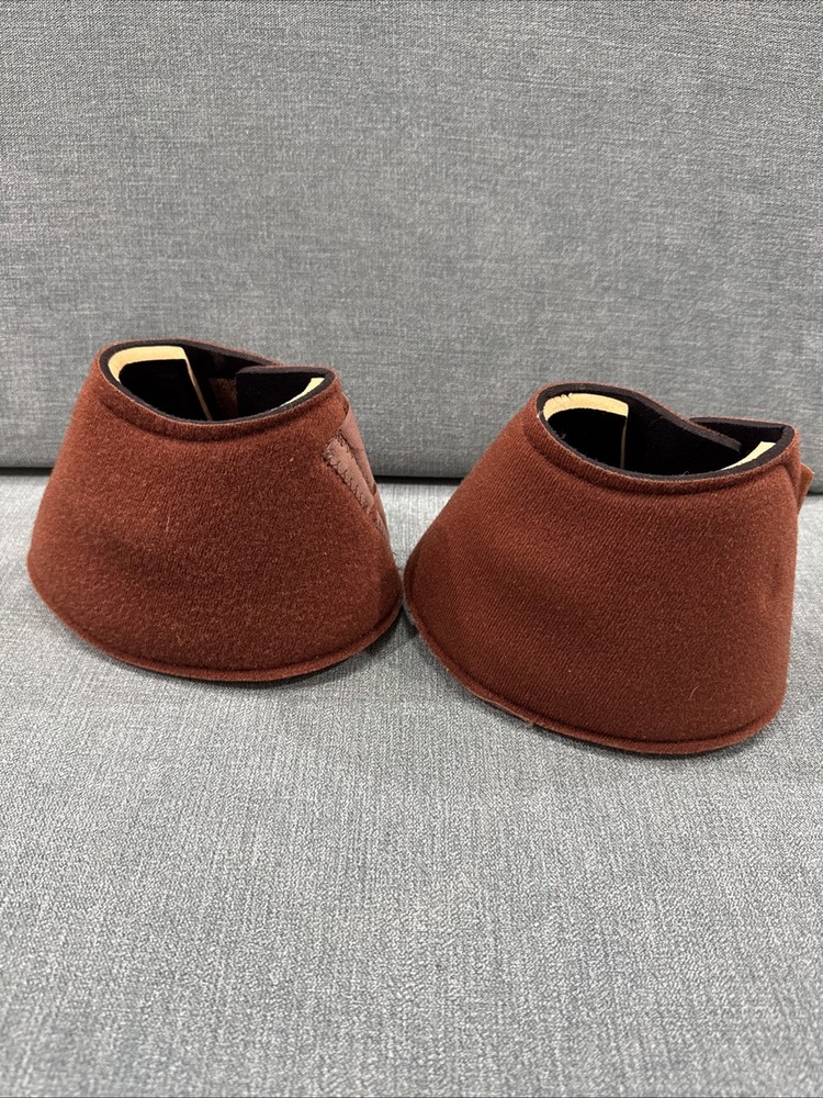 WonBoot Tuff Boot Bell Boots Large L Brown Set/Pair With Mesh Bag - Light Use