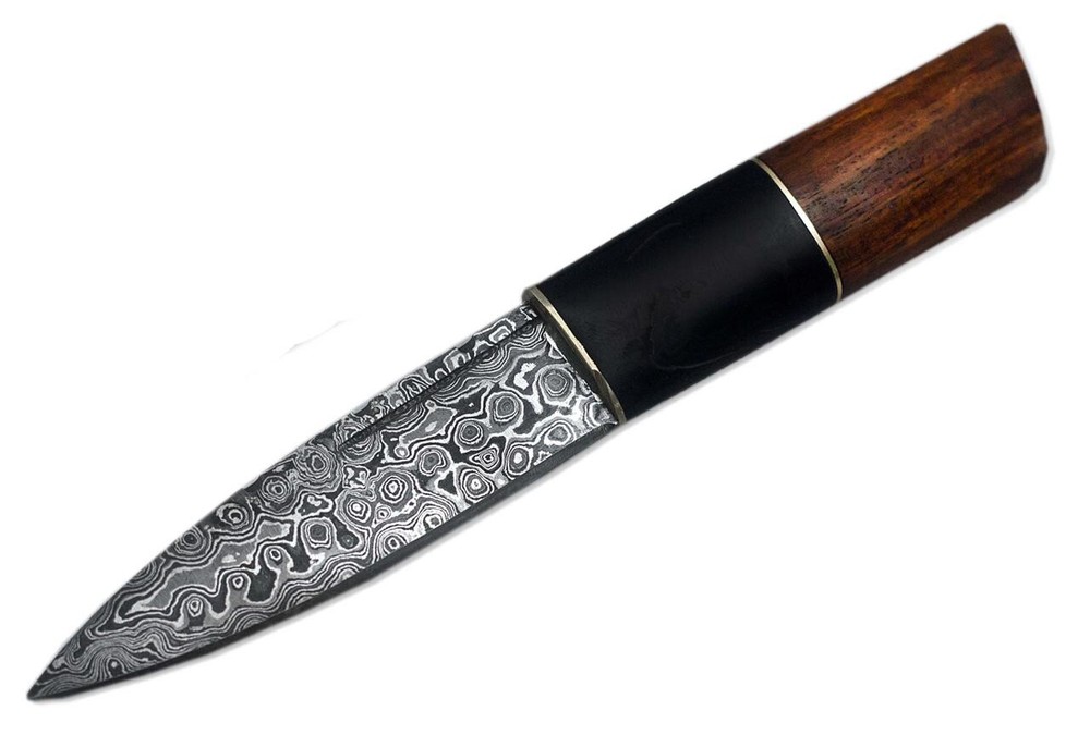 8 inches Celtic Scottish Dirk SGIAN DUBH DAGGER Bone Handle Knife.