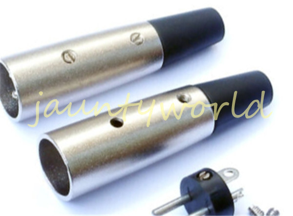 1PCS MicrophPatch XLR Male Plug Connector 3-pin