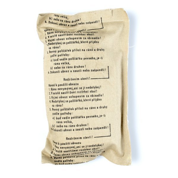 Authentic Sealed in Original Factory Package Czech Army Bandage Set