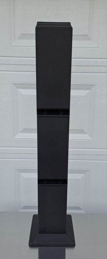 ALPHA Black 60 Capacity CD Storage Display Tower