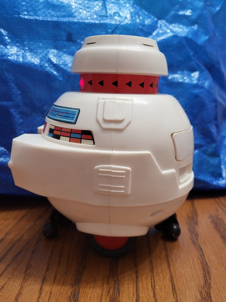 Vntg Working 1980's Axlon COMPUROBOT Programmable Electronic Moving Robot Britis
