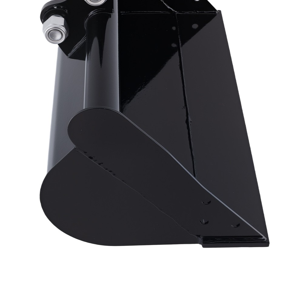 Plain Bucket 600mm Excavator Attachment with Double Hinge Pins Construction
