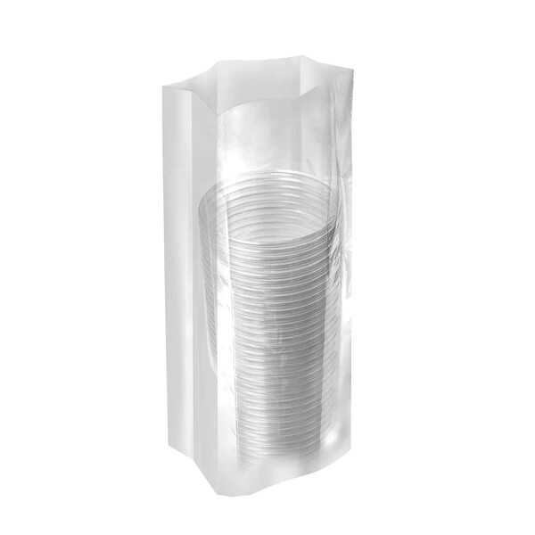 2Mil - Expandable Gusseted Poly Bags Clear Polyethylene Multiple Sizes LDPE