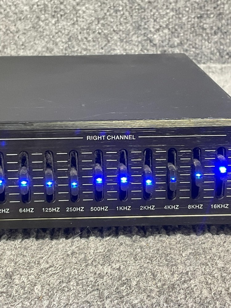 Pyle PPEQ100 Equalizer Audio Plug Broken Multiple Inputs – For Parts