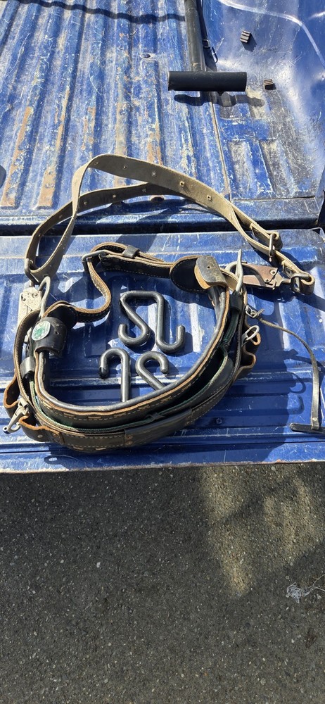 Buckingham Linemans Harness With accessories.