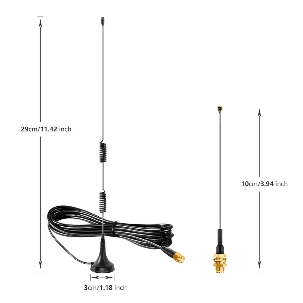 Meshtastic Long Range 915MHz Lora Magnetic Base Antenna